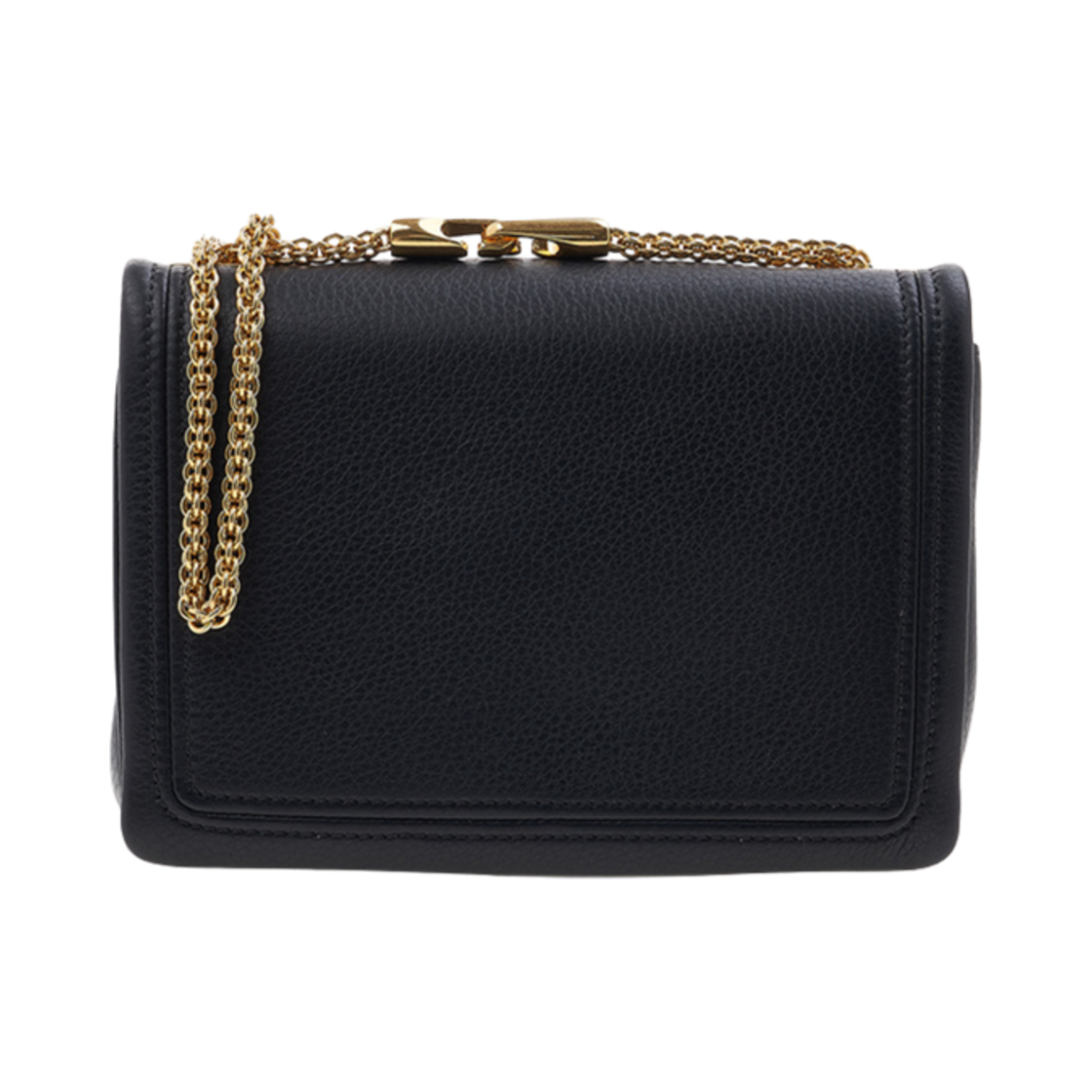 발렌티노 원 스터드 레더 체인 크로스바디백 블랙(Valentino One Stud Leather Chain Crossbody Bag Black) - 2