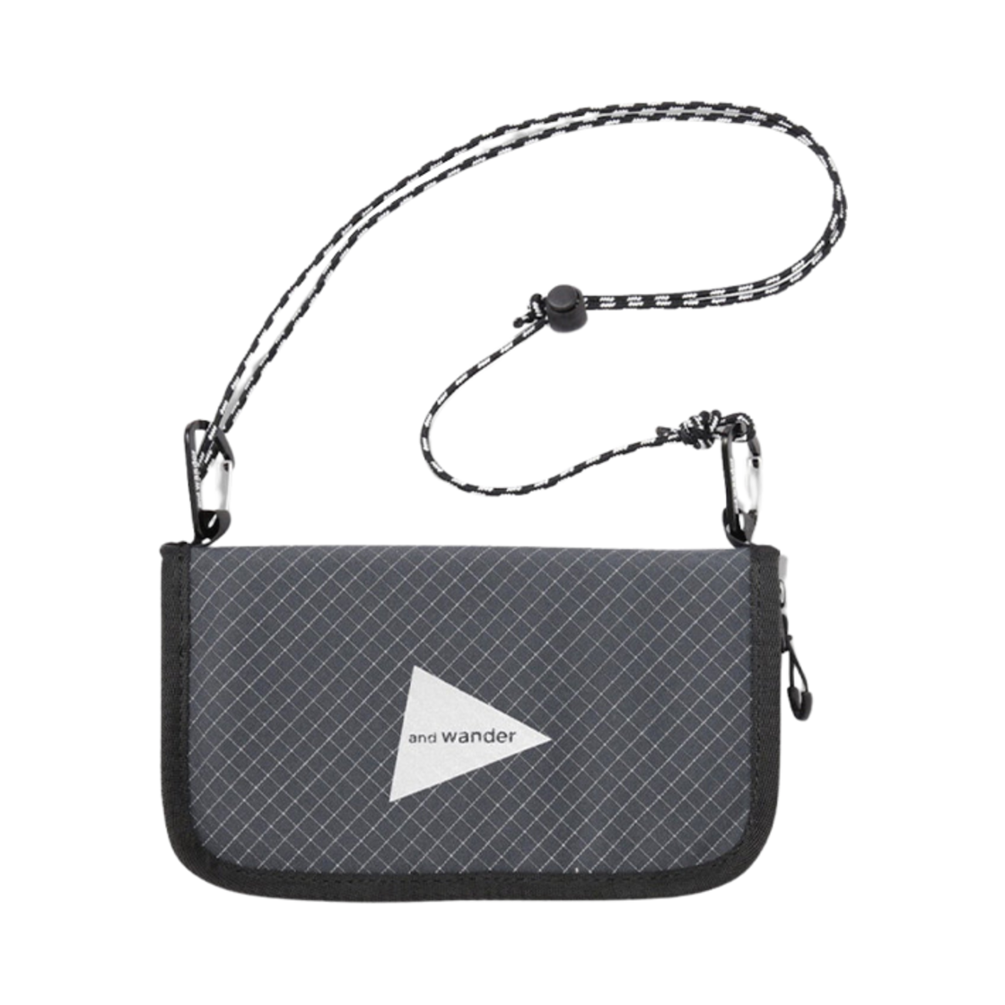 앤드 원더 리플렉티브 립 파우치 차콜(And Wander Reflective Rip Pouch Charcoal)
