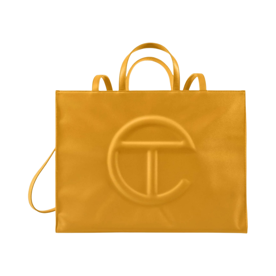 텔파 라지 쇼핑백 머스타드(Telfar Large Shopping Bag Mustard) - 1