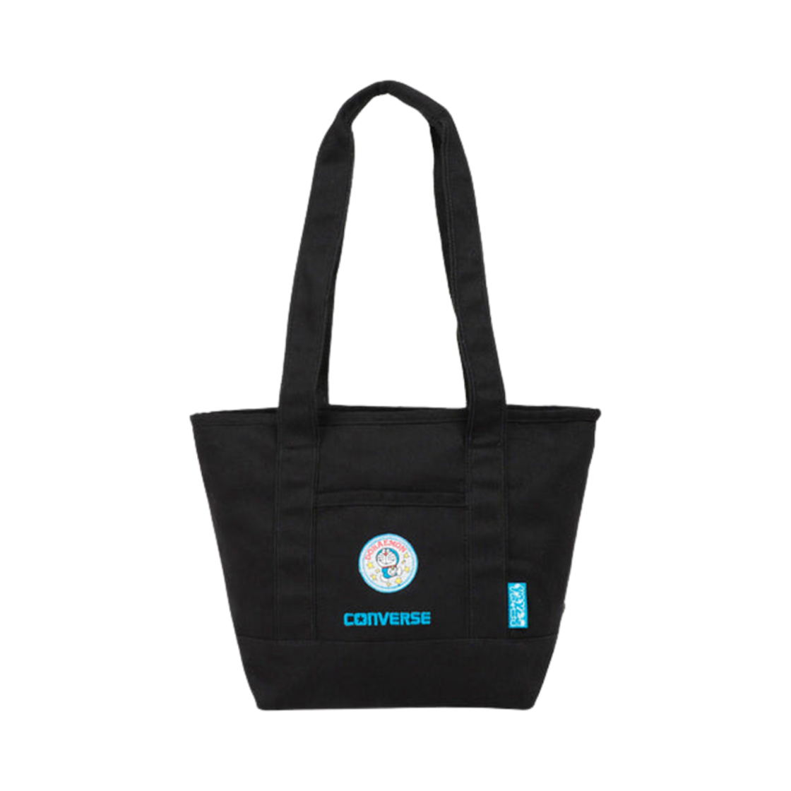 컨버스 x 도라에몽 캔버스 토트백 M 블랙(Converse x Doraemon Canvas Tote Bag M Black)