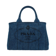 Prada Denim Tote Bag Navy