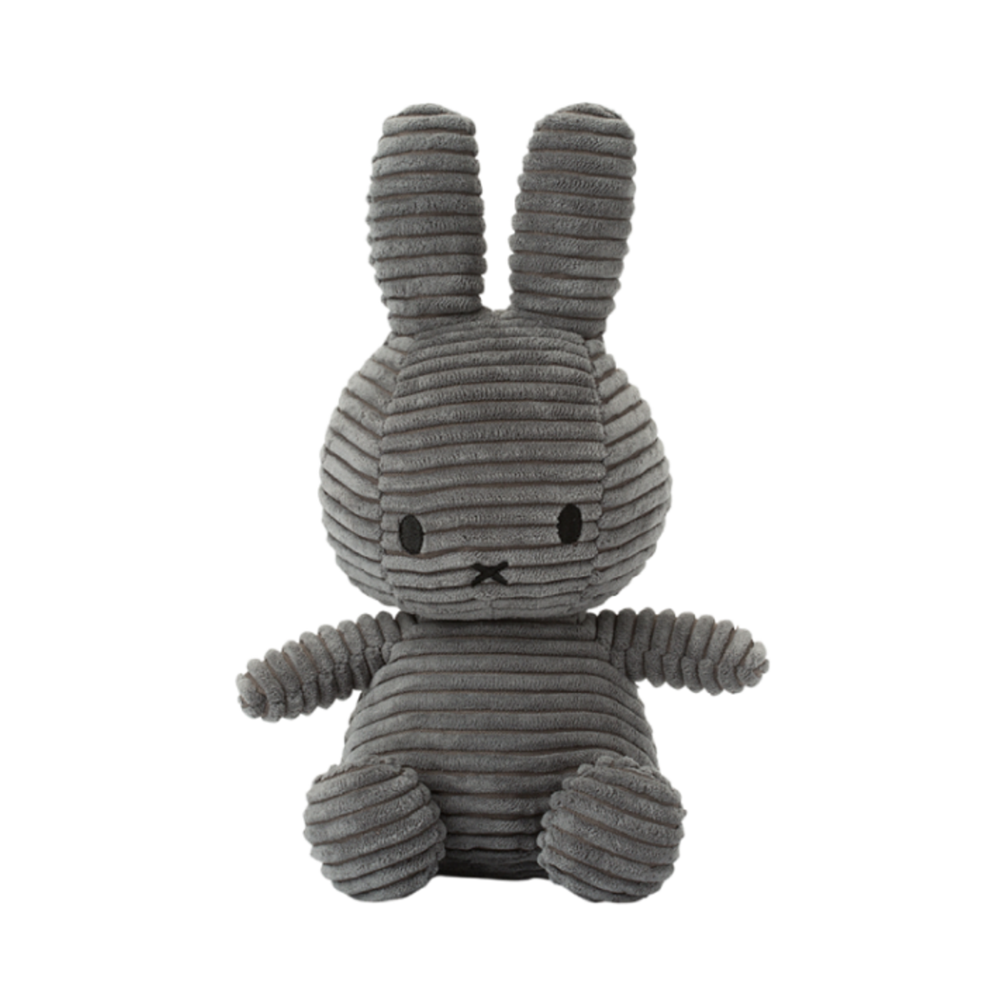 미피 x 본 톤 토이 시팅 코듀로이 23cm 그레이(Miffy x Bon Ton Toys Sitting Corduroy 23cm Grey)