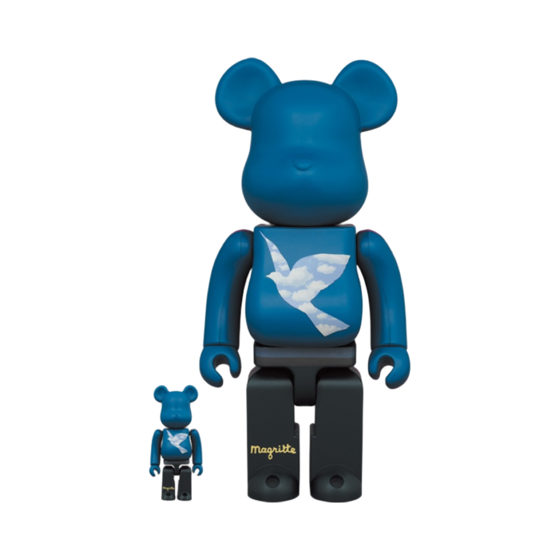 - Bearbrick Rene Magritte L'oiseau De Ciel / La Belle Societe 100% & 400% Set