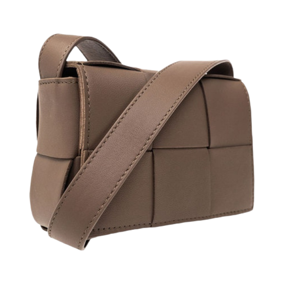 보테가 베네타 미니 레더 카세트백 토프 그레이(Bottega Veneta Mini Leather Cassette Taupe Grey) - 2