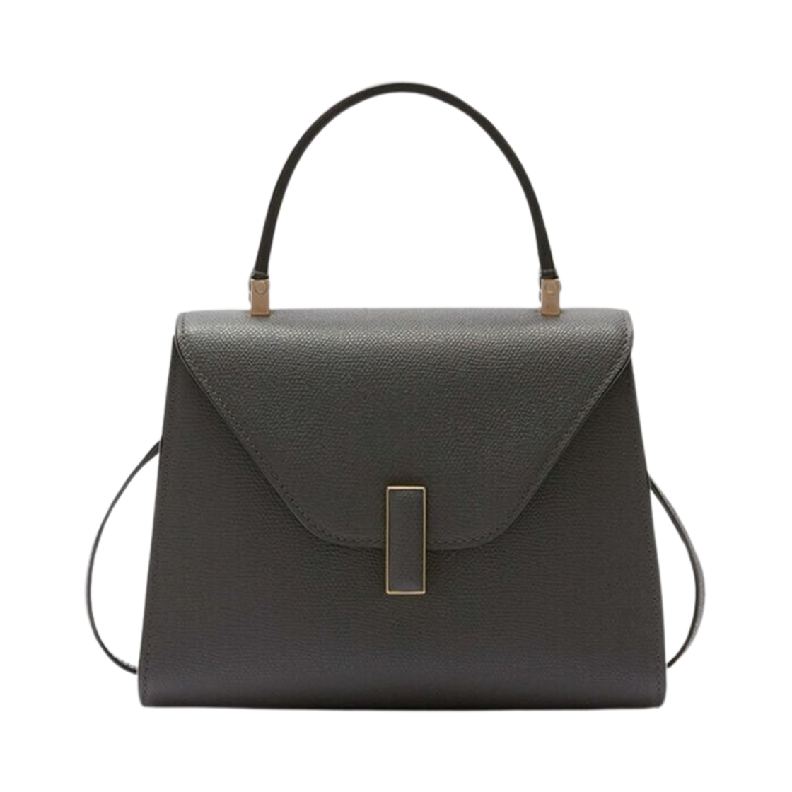 WBES0036028LOC99GF Valextra Iside Top Handle Mini Bag Smokey Grey