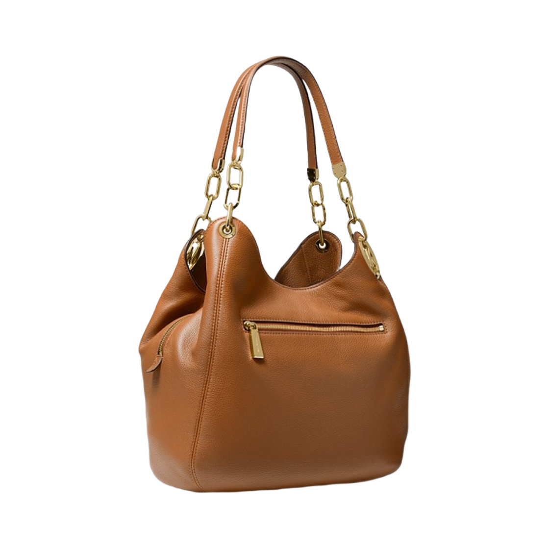 마이클 코어스 릴리 라지 페블 레더 숄더백 러기지(Michael Kors Lillie Large Pebbled Leather Shoulder Bag Luggage) - 3