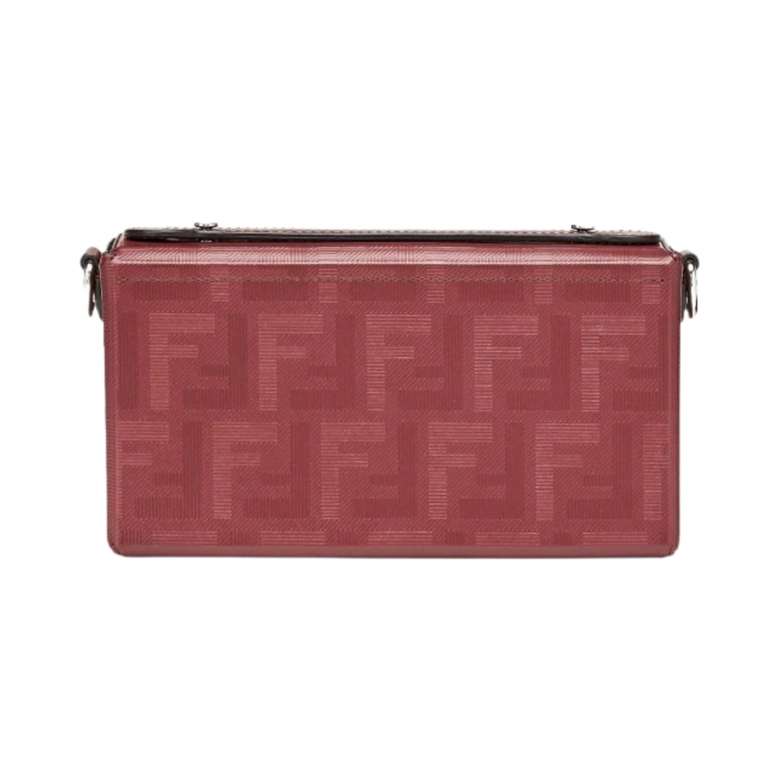 펜디 레더 바게트 소프트 트렁크백 다크 레드(Fendi Baguette Soft Trunk Leather Bag Dark red) - 3