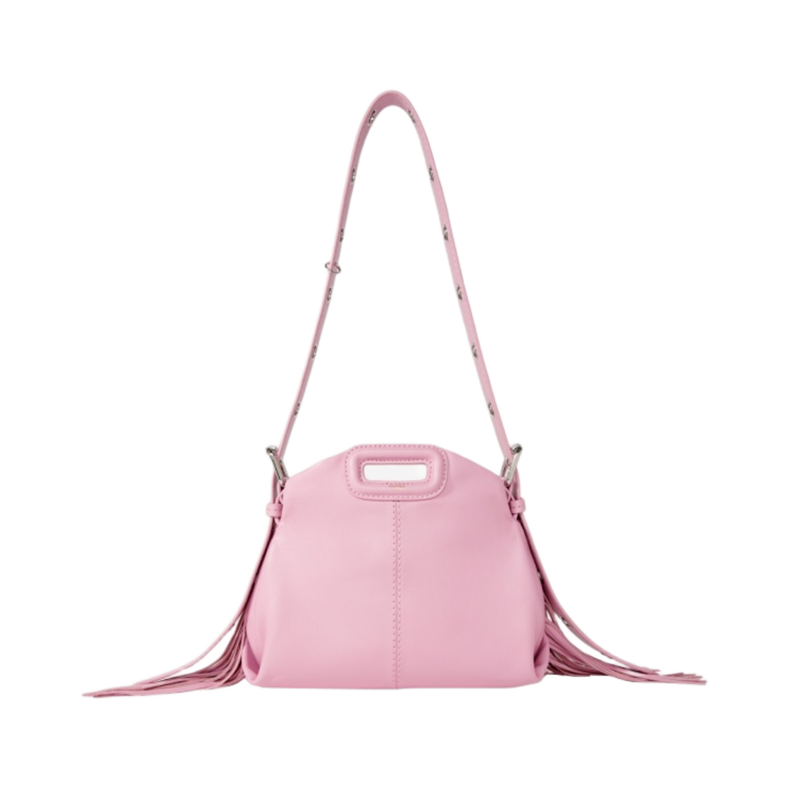 (W) 마쥬 스무스 레더 미스 M 미니백 로즈((W) Maje Miss M Mini Bag in Smooth Leather Rose)