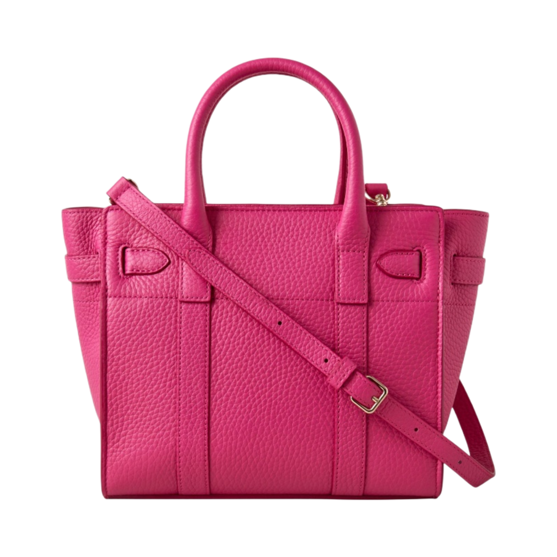 멀버리 헤비 그레인 미니 지퍼 베이스워터 멀버리 핑크(Mulberry Heavy Grain Mini Zipped Bayswater Mulberry Pink) - 3
