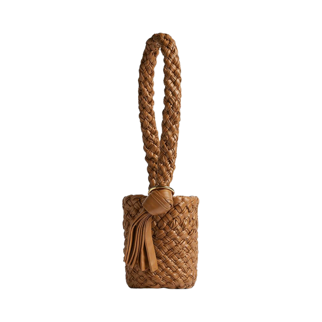 보테가 베네타 스몰 칼리메로 버킷 우드(Bottega Veneta Small Kalimero Bucket Wood) - 1