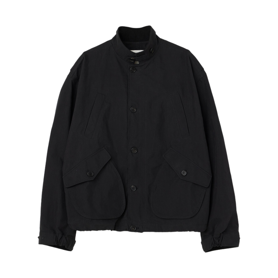 LE6FOU01-BK LEARVE Stack Fishtail Hunting Cotton Jacket