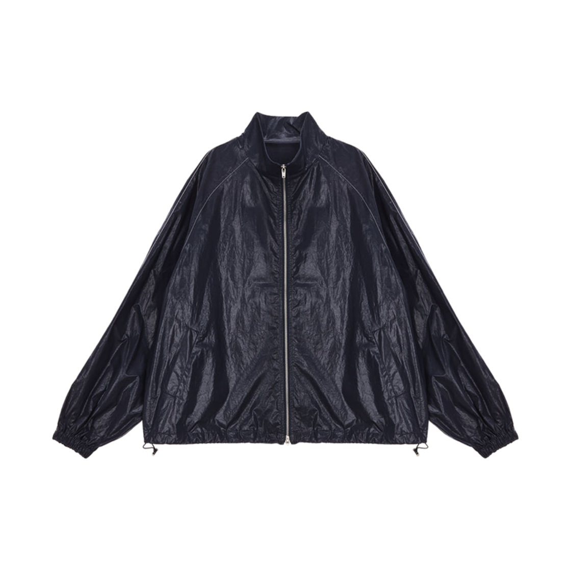 - (W) Matin Kim Logo Coating Jumper Navy