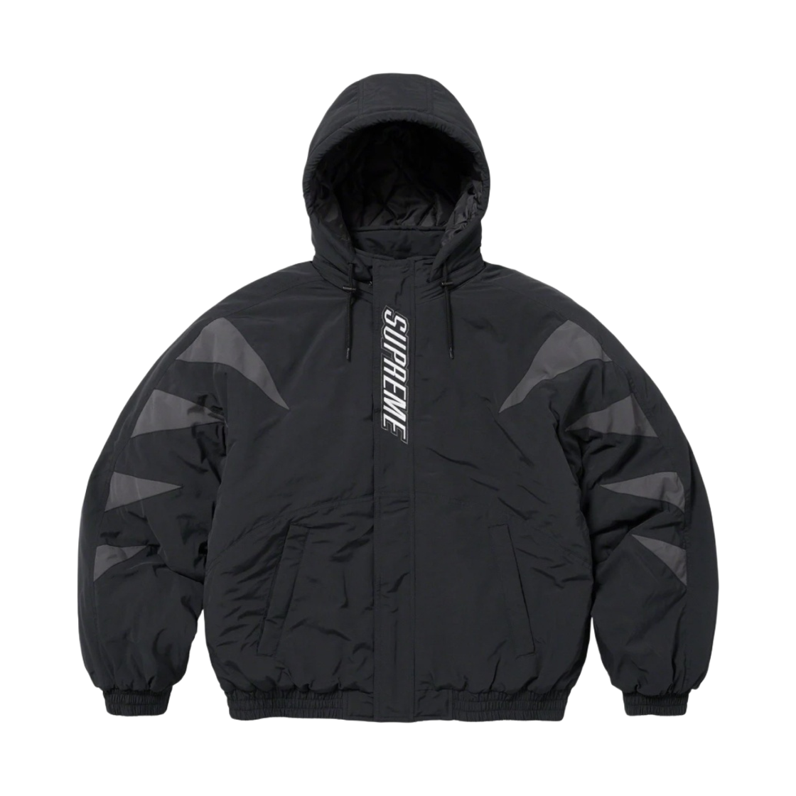 슈프림 와일드캣 사이드라인 퍼퍼 자켓 블랙 - 23FW