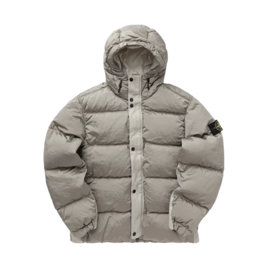 811541419-V0097 Stone Island 41419 Nylon Metal Econyl Hooded Down Jacket Anti Drop Off White - 24FW