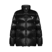 (W) Prada Re-Nylon Down Jacket Black