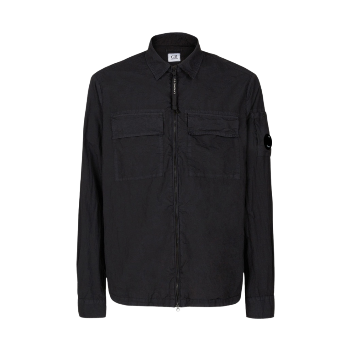 C.P. 컴퍼니 테일론 L 오버셔츠 블랙 - 22FW(C.P. Company Taylon L Overshirt Black - 22FW) - 1