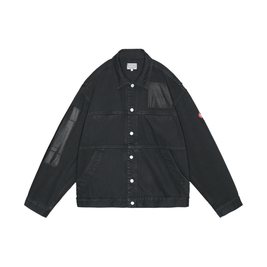 - Cav Empt Overdye VH EX DNA Denim Jacket Charcoal - 25SS