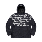 Supreme x Comme des Garcons Junya Watanabe Man Gore-Tex Denim Parka Indigo - 21FW
