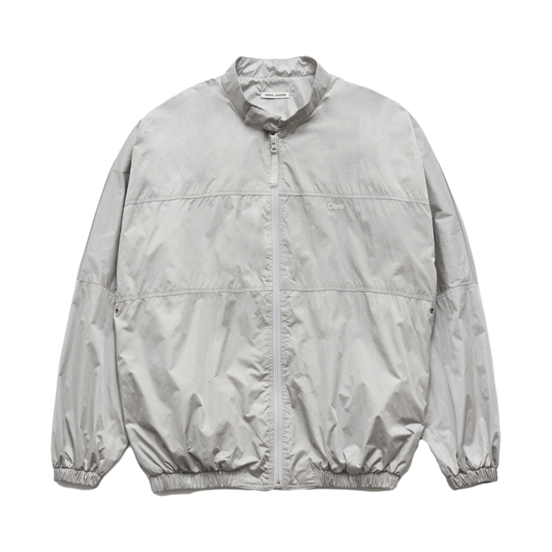- (W) Carol Shoppe Windbreaker Jacket Silver