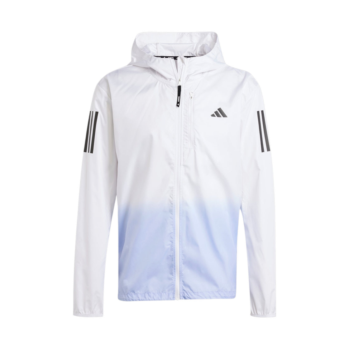 아디다스 오운 더 런 컬러블록 자켓 화이트 바이올렛 톤 - KR 사이즈(Adidas Own the Run Colorblock Jacket White Violet Tone - KR Sizing) - 1