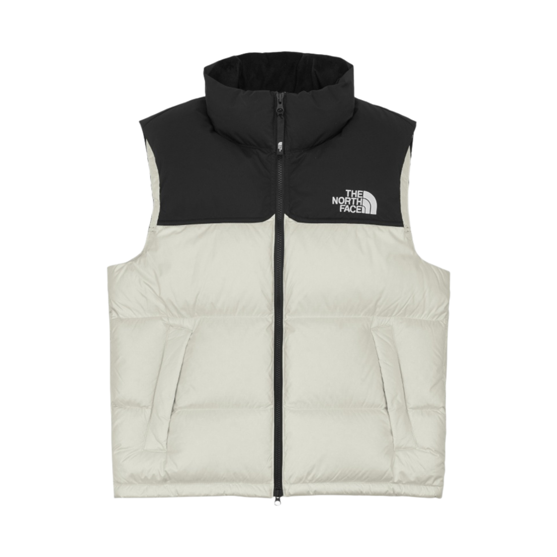 NV1DP50K The North Face White Label Novelty Nuptse Down Vest Cream