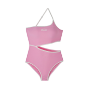 (W) Emis Logo Cut Out Swimsuit Pink