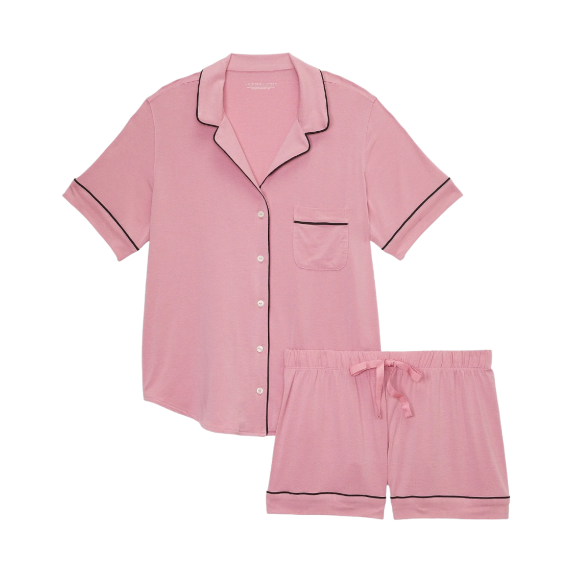 (W) 빅토리아 시크릿 모달 숏 파자마 세트 더스크 모브((W) Victoria's Secret Modal Short Pajama Set Dusk Mauve)