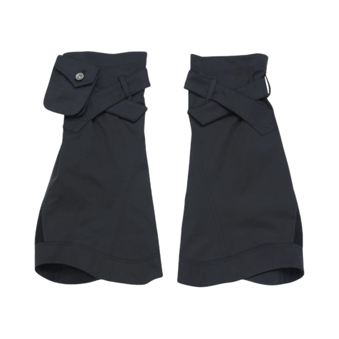 (W) 에이시넥틱스 C 벨티드 레그 워머 블랙((W) Ae Synctx C Belted Leg Warmer Black) - 1