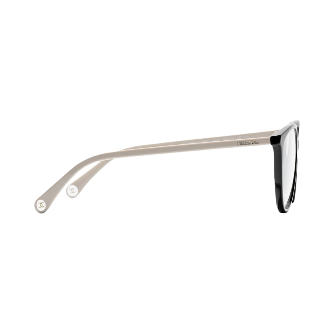 샤넬 버터플라이 프레임 아세테이트 & 베이지(Chanel Butterfly Eyeglasses Acetate & Black Beige) - 3