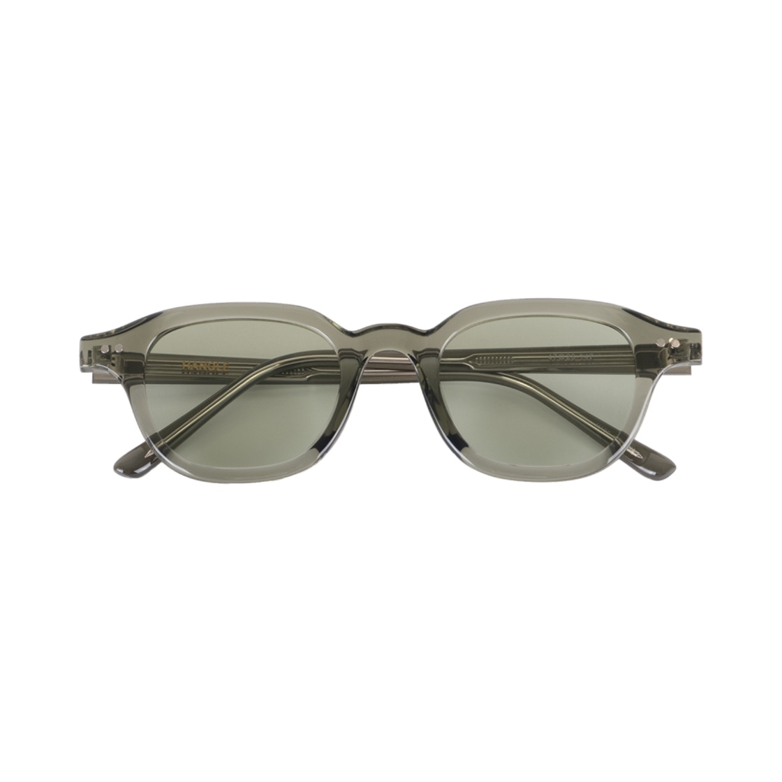 한글 뉴트로 스퀘어 선글라스 그린 하이프 한글