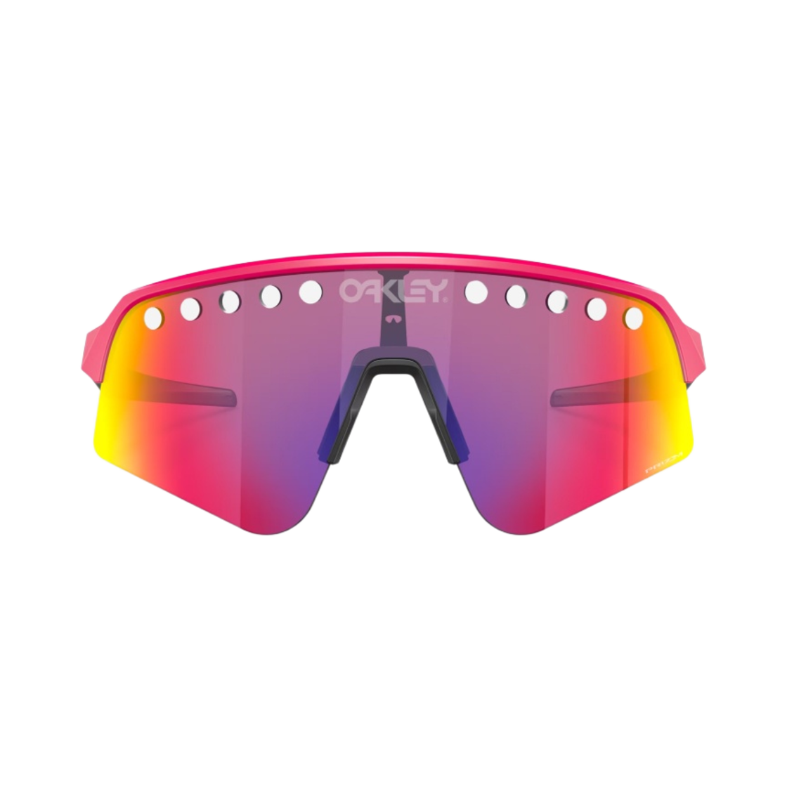 오클리 수트로 라이트 스윕 벤티드 핑크 프레임 프리즘 로드 렌즈 하이 브릿지 핏(Oakley Sutro Lite Sweep Vented Pink Frame Prizm Road Lenses High Bridge Fit) - 2