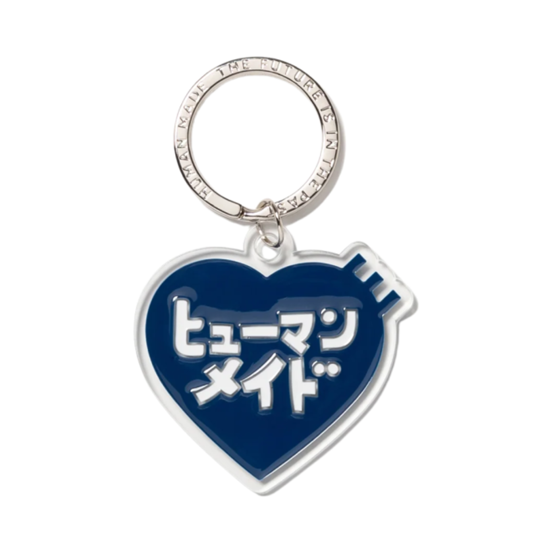 ヒューマンメイド KEIKO SOOTOME HEART キーホルダー 휴먼 메이드 케이코 소오토메 하트 키링 네이비 | Human Made