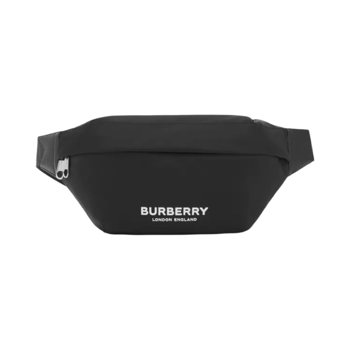 8049095 Burberry Logo Print Nylon Sonny Bum Bag Black