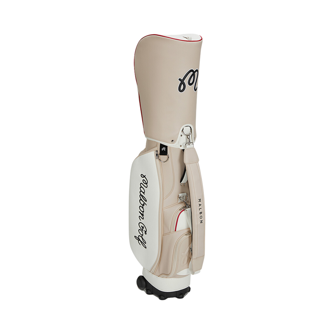 - Malbon Golf Blaze New Basic Trolly Caddy Bag Beige