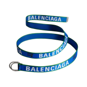 Balenciaga D Ring Belt Navy Blue