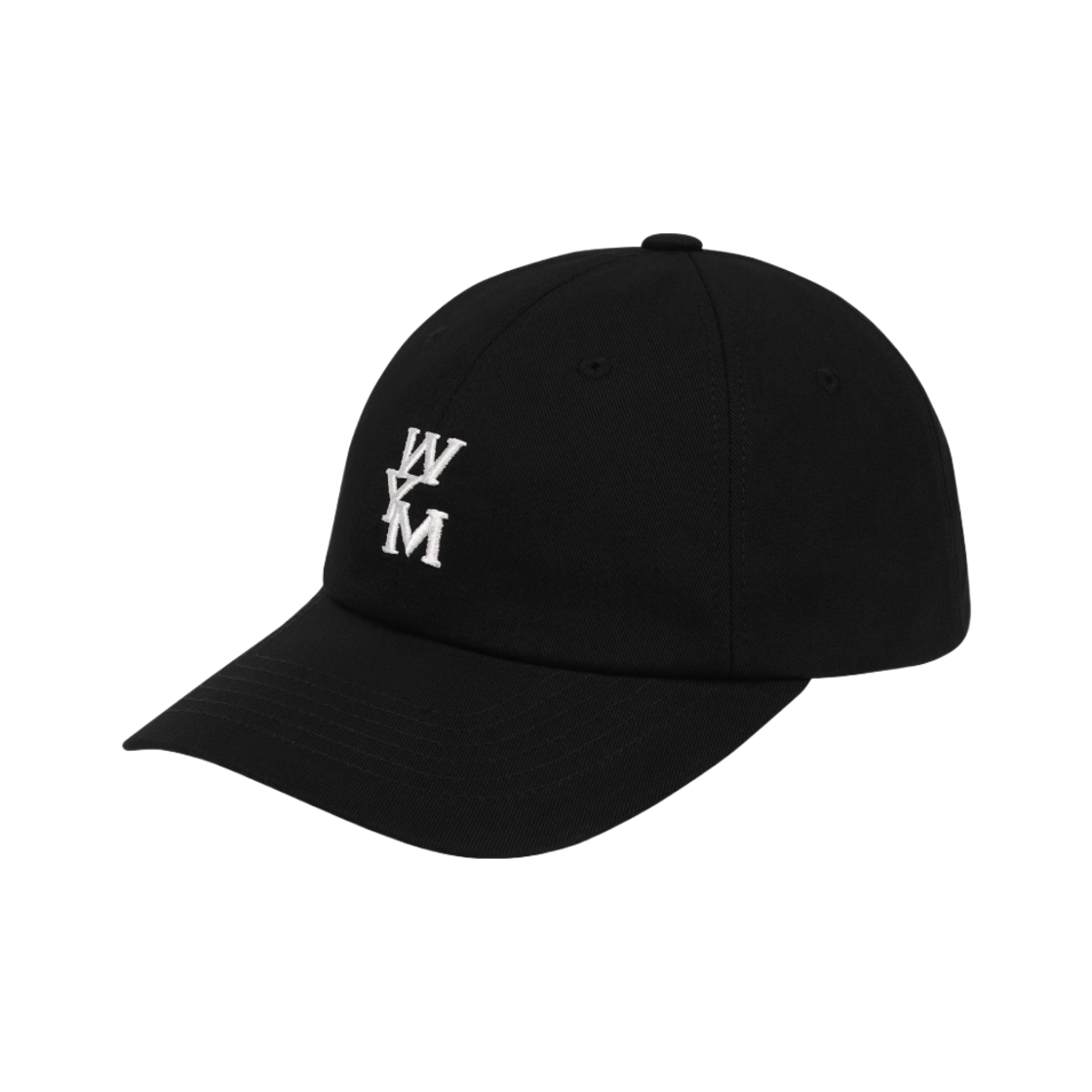 W241AC51661B Wooyoungmi Logo Ball Cap Black - 24SS