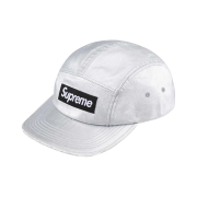 Supreme Washed Chino Twill Camp Cap Silver - 25SS