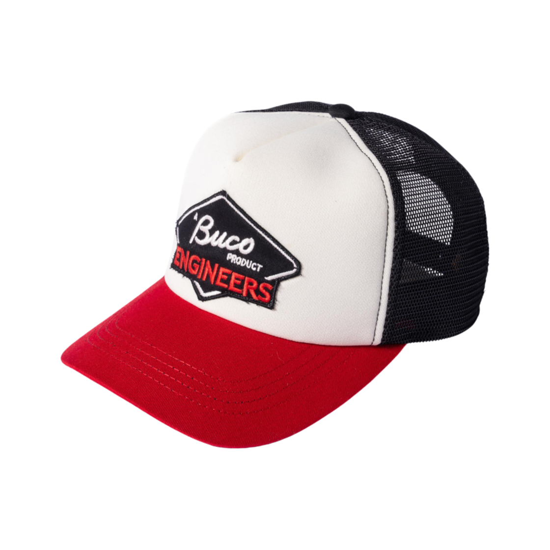 BA24003-010 The Real McCoy's Buco Engineers Mesh Cap White