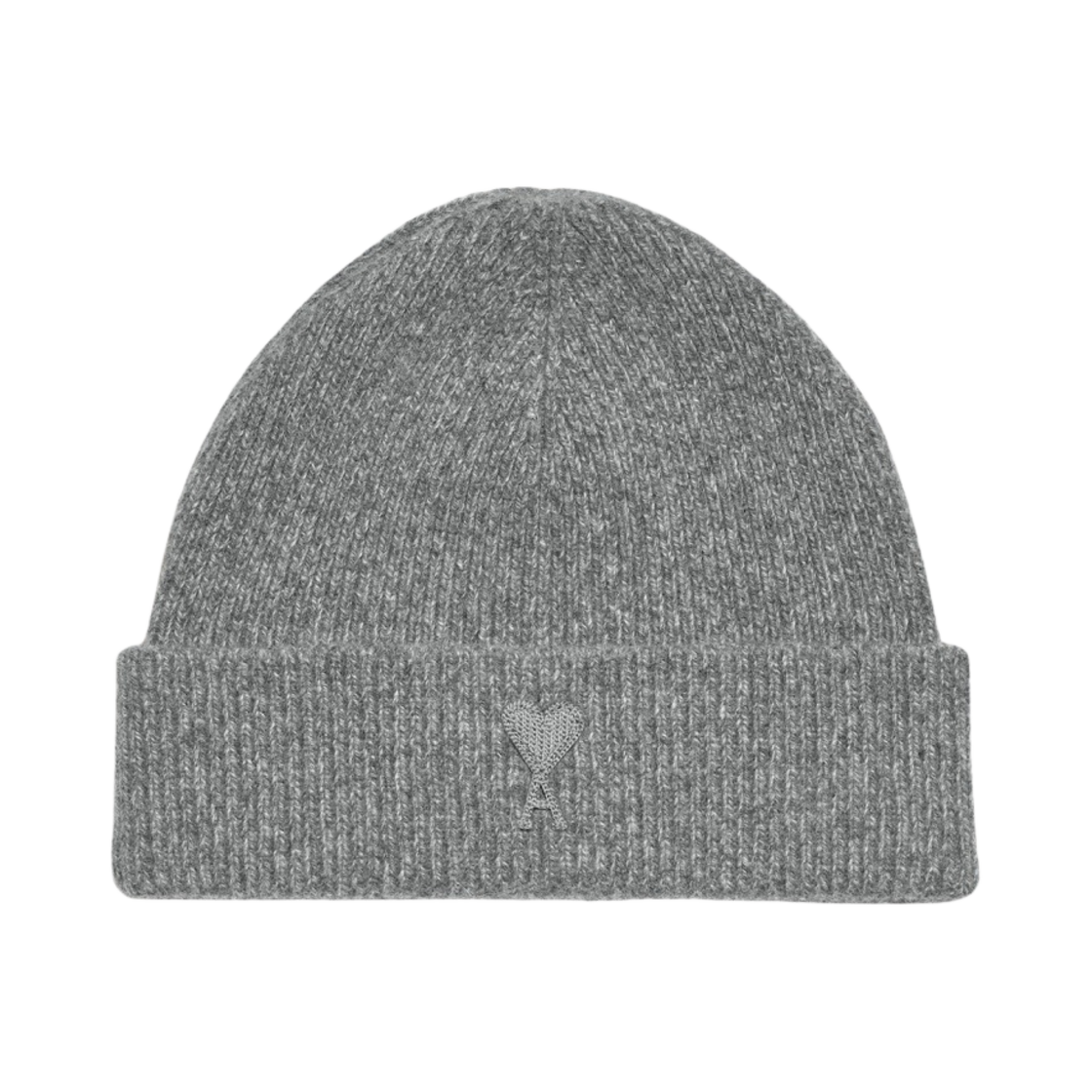 아미 토날 하트 로고 비니 헤더 그레이