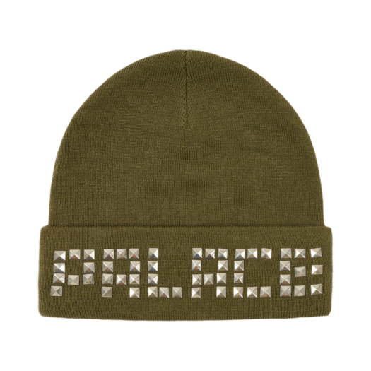 黒　PALACE EMOTIONAL STUDDED BEANIE パレス　帽子 PALACE EMOTIONAL STUDDED BEANIE BLACK