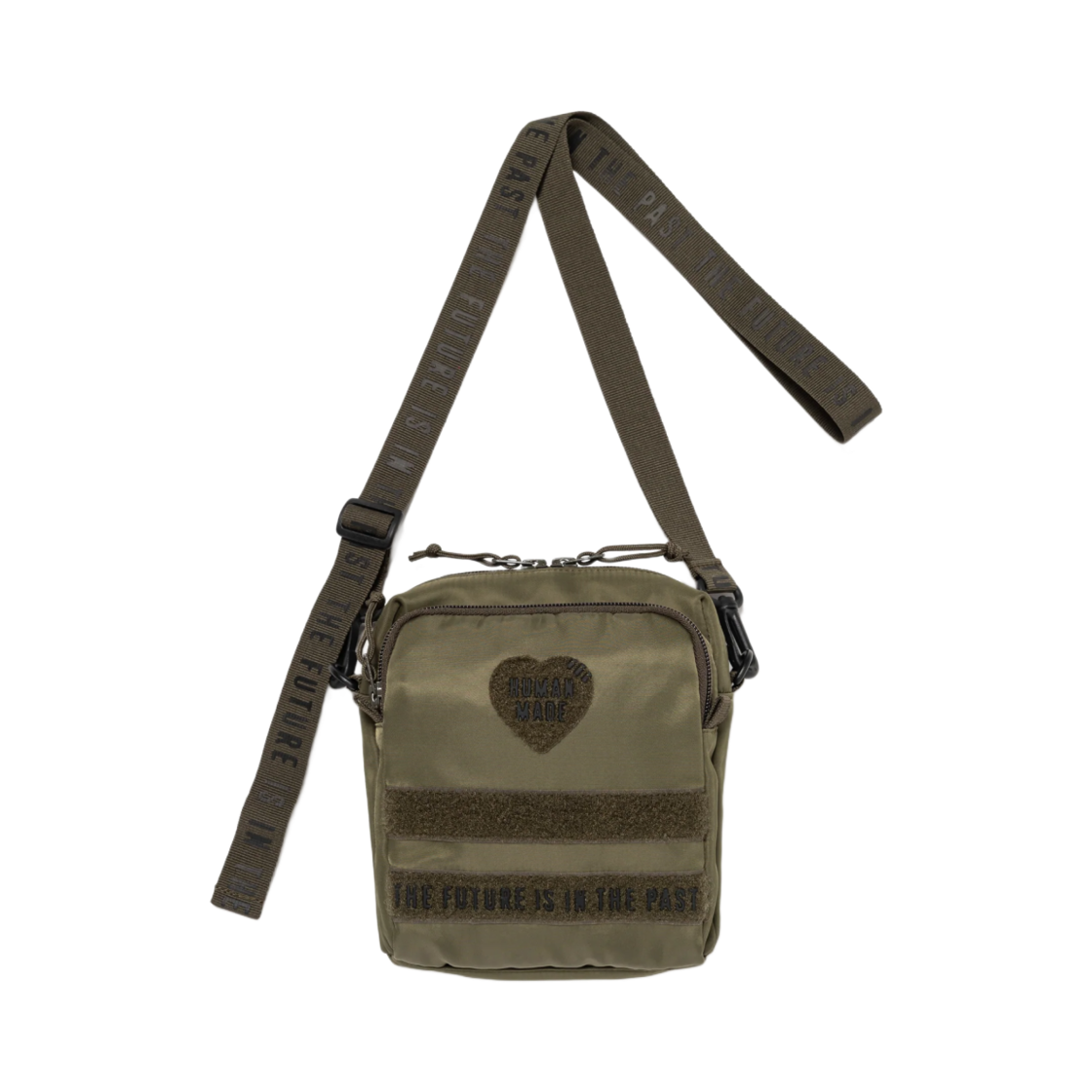 HM29GD010 Human Made Military Pouch Large Olive Drab