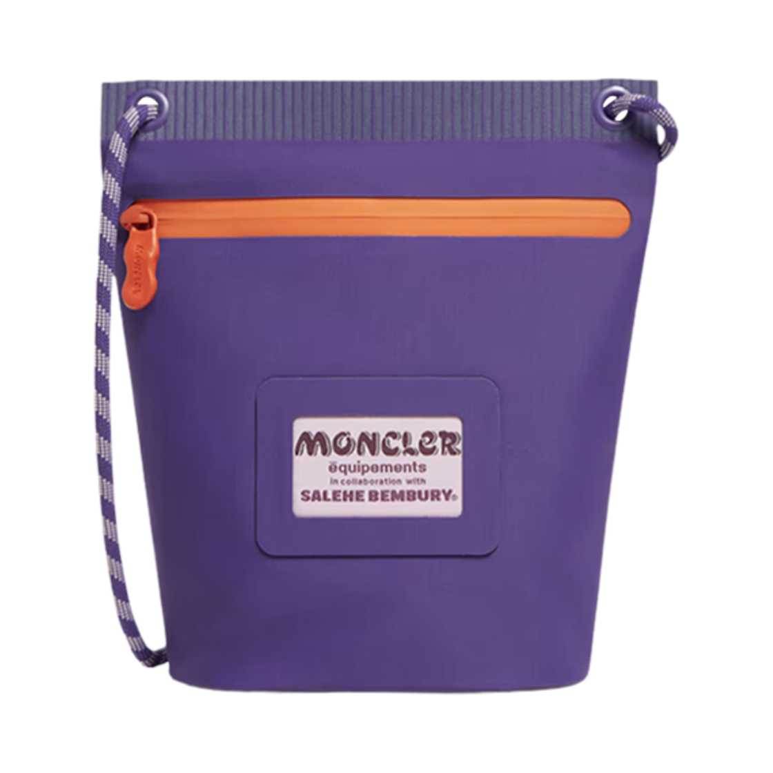 K1-09A-5F00001-M5816-66K Moncler x Salehe Bembury Amoeba Water Repellent Pouch Purple - 25SS