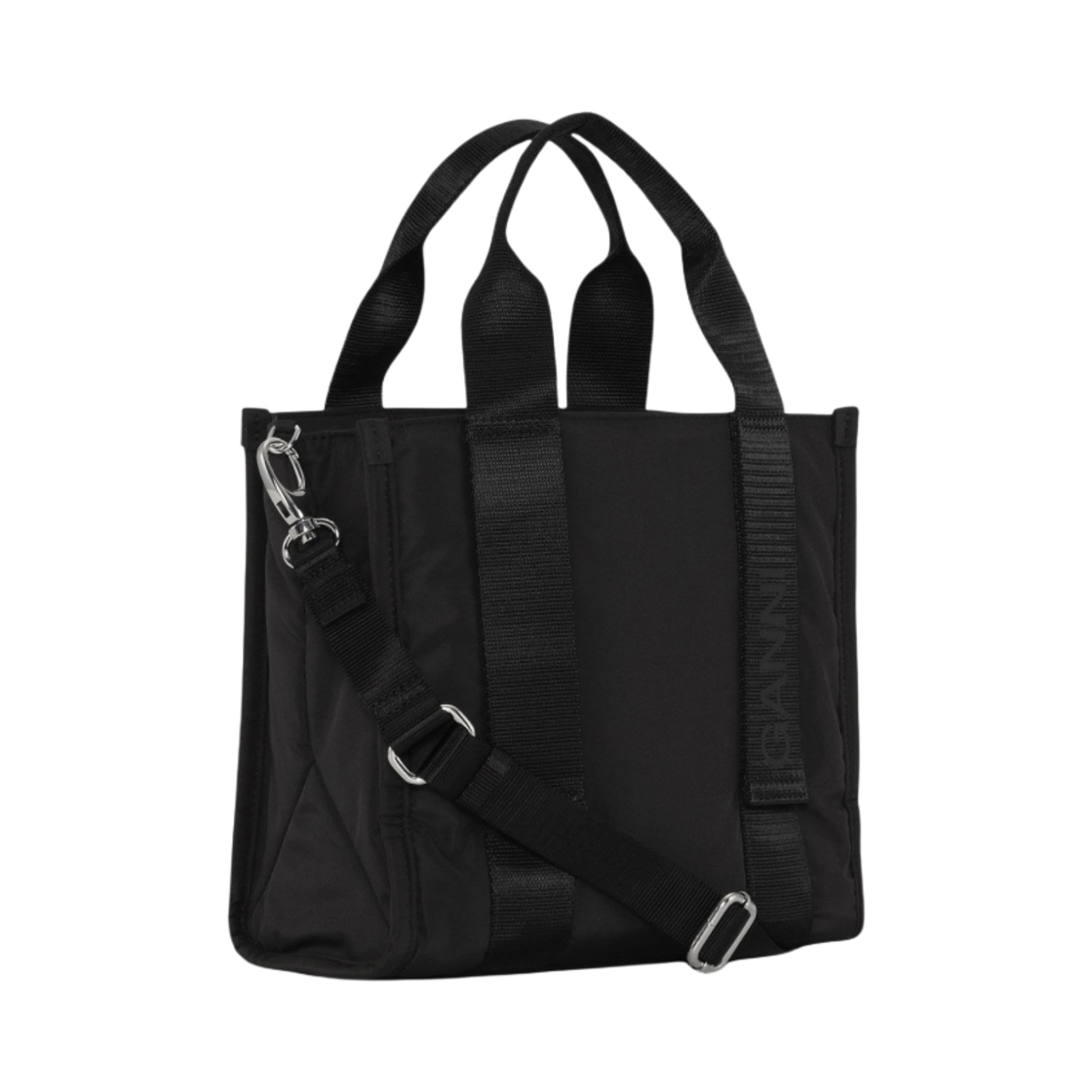 가니 스몰 테크 토트 블랙(Ganni Small Tech Tote Black) - 2