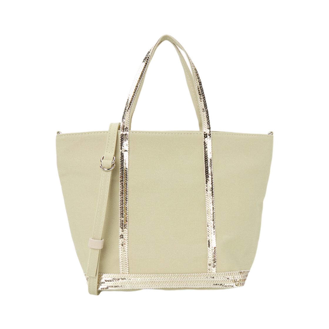 0PVE01-V40435-621 Vanessa Bruno Canvas S Cabas Tote Blanc
