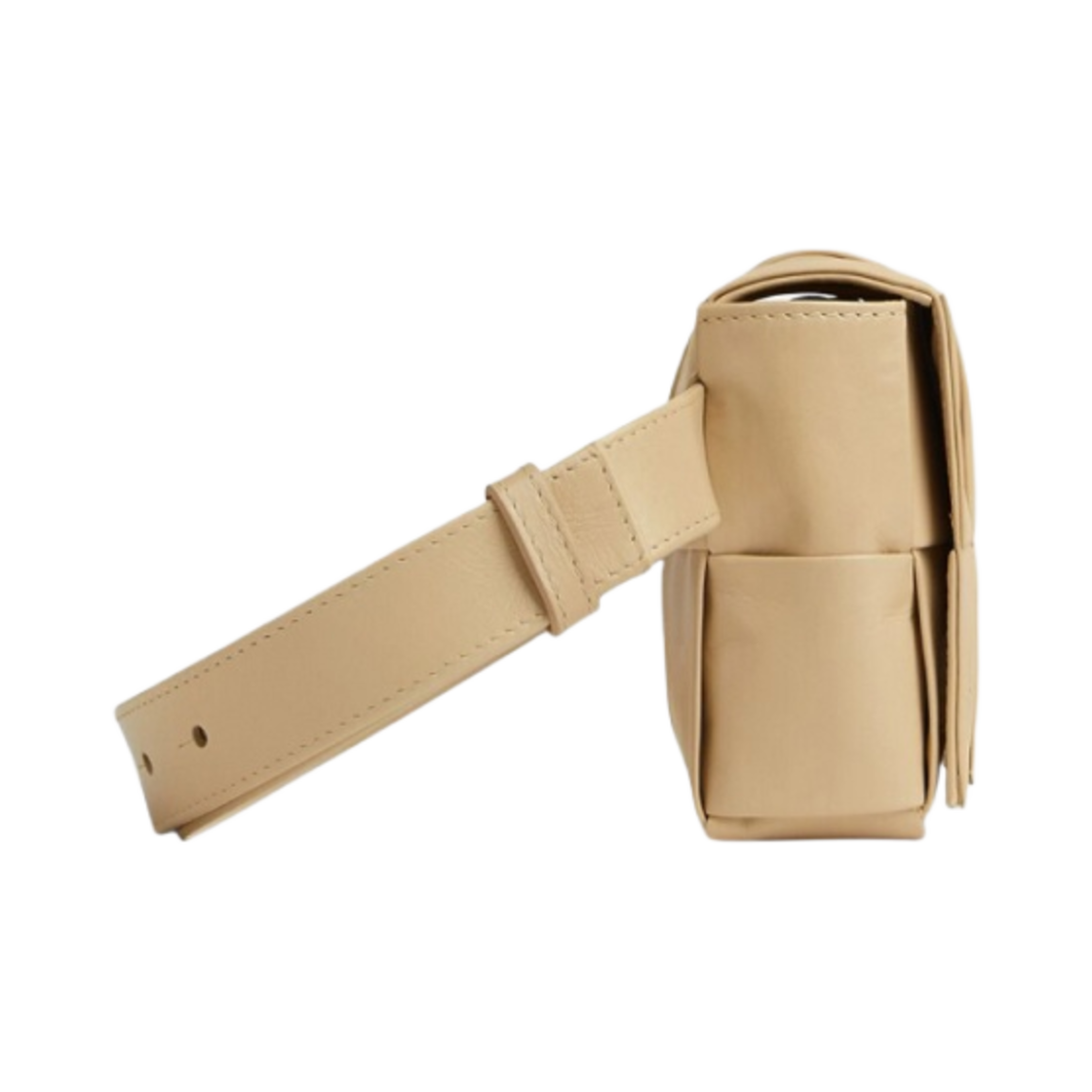 보테가 베네타 미니 레더 벨트 카세트백 포리지(Bottega Veneta Mini Leather Belt Cassette Porridge) - 2