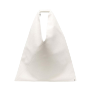 MM6 Maison Margiela Japanese Grained Leather Bag White