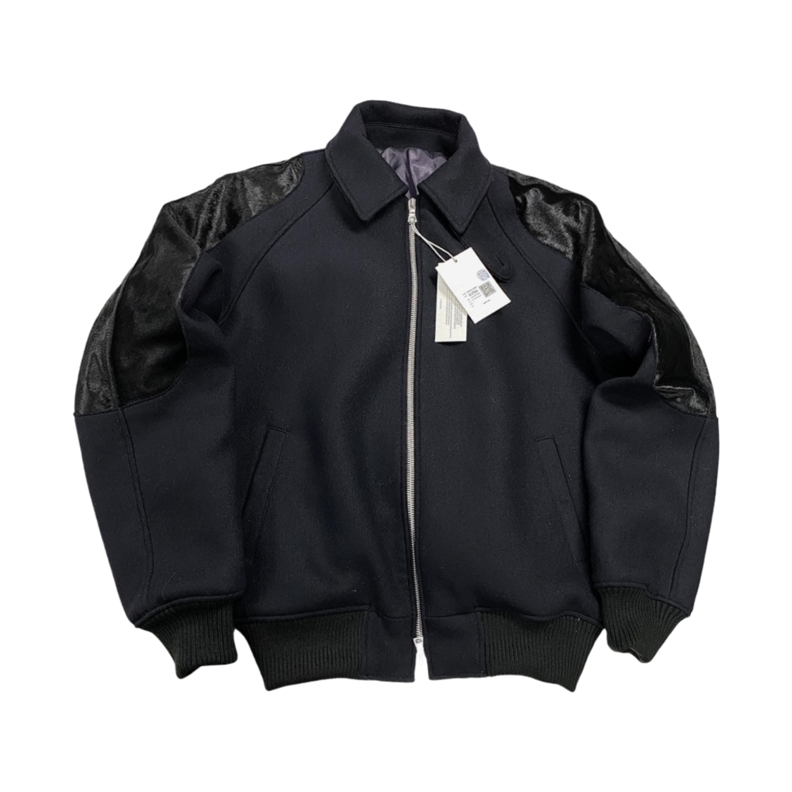 언더마이카 레이기에나 카프 헤어 블루종 아이리스 - 23FW