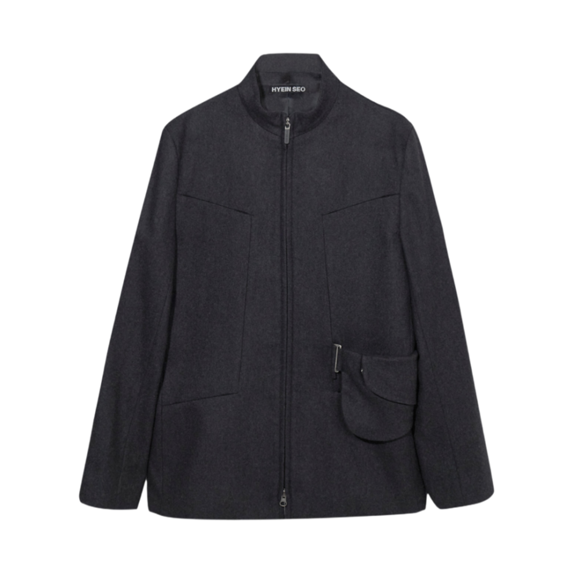 - Hyein Seo Suit Jacket w/ Waist Bag Dark Grey