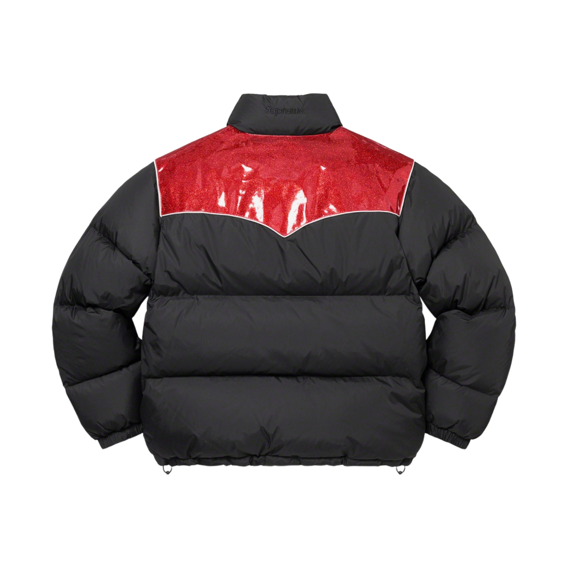 슈프림 글리터 요크 다운 퍼퍼 자켓 블랙 - 22FW(Supreme Glitter Yoke Down Puffer Jacket Black - 22FW) - 2