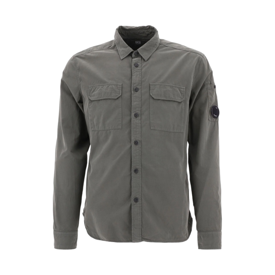 C.P. 컴퍼니 개버딘 버튼 셔츠 타임 그린 - 22FW(C.P. Company Gabardine Buttoned Shirt Thyme Green - 22FW) - 1
